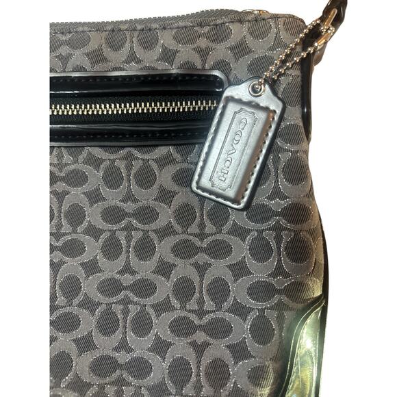 Coach Signature Metallic Crossbody Bag - Picture 7 of 10